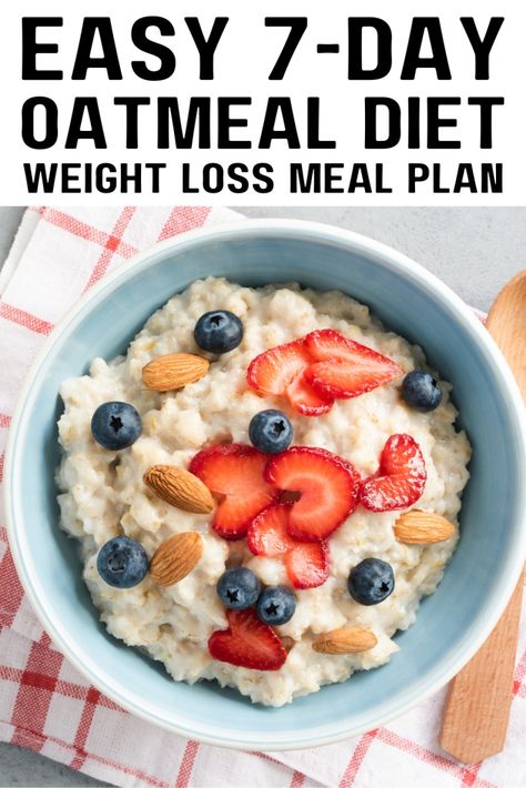 Ditch the Diet Drama: 7 Days to a Slimmer You with the Oatmeal Reset – CosmoGlamor Oatmeal Diet Plan, Satisfying Meals, Holistic Nutritionist, Unprocessed Food, Breakfast Bowls, 21 Day Fix, Satisfying Food, 21 Days, Healthy Habits