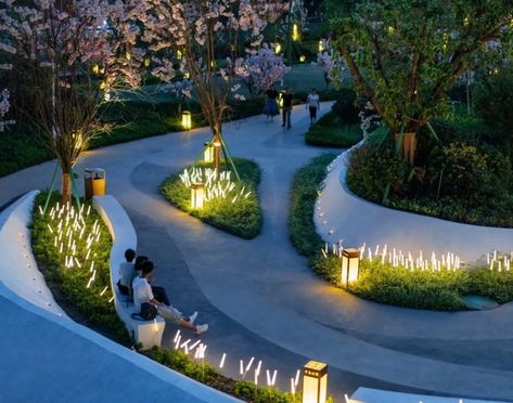 Organic Landscape, Plaza Design, Landscape Lighting Design, Green Facade, Architectural Lighting Design, Rooftop Design, Urban Landscape Design, Public Space Design, Urban Lighting