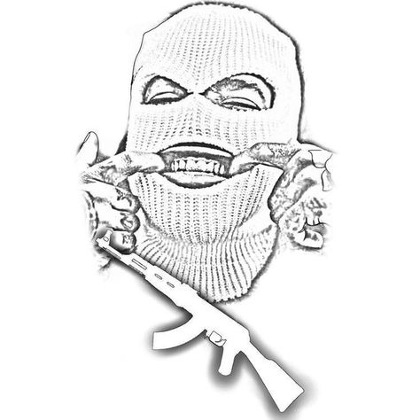 Ski Mask Tattoo, Outline Stencil, Hahaha Joker, Tattoo Stencil Designs, Chest Tattoo Stencils, Gangster Tattoo, Tattoo Coloring Book, Crazy Tattoos, Card Tattoo Designs