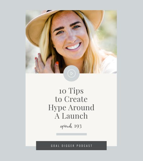 10 Tips To Create Hype Around A Launch - Jenna Kutcher Website Course, Podcast Launch, Jenna Kutcher, Service Website, Business Launch, Writing Resources, Business Education, Creative Blog, Launch Party