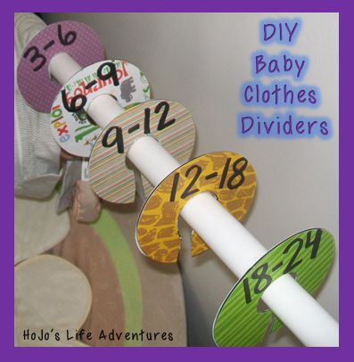 Diy Baby Boy Clothes, Baby Clothes Dividers, Baby Clothes Hangers, Clothes Dividers, Toddler Ideas, Old Cds, Closet Dividers, Wing It