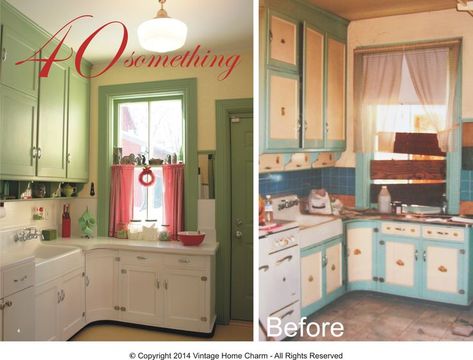 1940s kitchen design images - Yahoo Image Search Results 1940s Kitchen Remodel, 1940s Kitchen Decor, 1940 Kitchen, 40s Kitchen, 1940s Interior, 1940s Decor, 1940s Kitchen, Vintage Kitchen Cabinets, 1940s Home