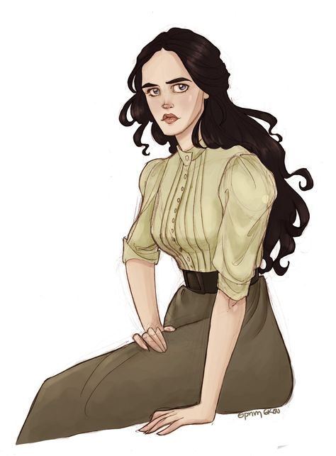 Eirini Skoura Victorian Character Design, Eva Green Penny Dreadful, Human Centipede, Draw The Squad, Penny Dreadful, Call Of Cthulhu, Gothic Horror, Eva Green, Cthulhu