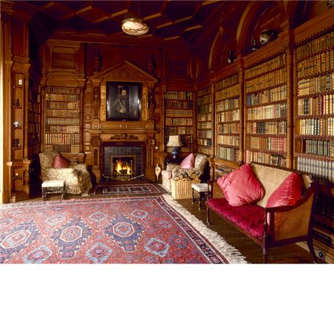 Ardverikie  The library at Ardverikie, built in 1873-80 by John Rhind for Sir John Ramsden.   (600×600) Victorian Architecture Interior, Ardverikie House, Scottish Interiors, Monarch Of The Glen, Library Rooms, Dream Library, Castles Interior, Book Room, Scottish Castles