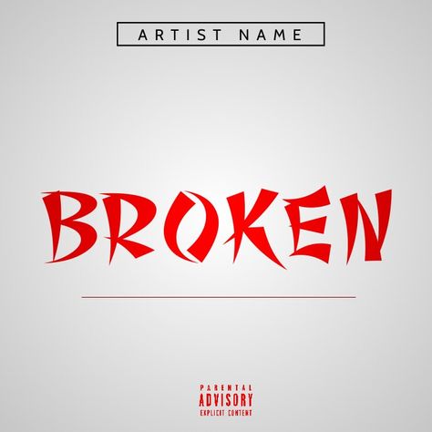 White Broken Mixtape Cover Album Cover | PosterMyWall Album Covers Custom, Cover Album Rap, Free Album Covers, Custom Album Covers, Linkedin Background Image, Nba Baby, Kindle Book Cover, Cover Album, Mixtape Cover