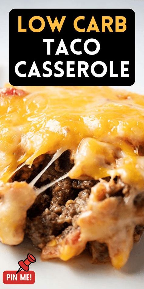 Cheesy Mexican Taco Casserole (low Carb), Low Carb Mexican Dishes, Keto Recipes With Low Carb Tortillas, Keto Taco Bake, Low Carb Taco Pie, Low Carb Casserole Recipes, Low Carb Taco Casserole, Low Carb Mexican Food, Keto Taco Casserole