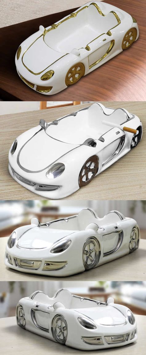 Ceramic Car  Cigar Cigarette Ashtray Clay Car, Detailing Tools, Car Ashtray, Car Aesthetics, Ceramic Car, Clay Plates, Clean Car, Tray Ideas, Ceramic Spoon Rest