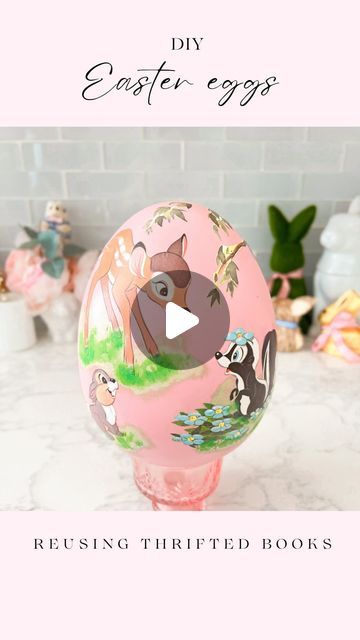 Thrifted Books, Diy Easter Eggs, Easter Egg Painting, Modge Podge, Easter Ideas, Easy Diy Crafts, Easter Diy, Vintage Books, Easter Eggs