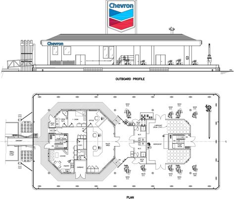 Chevron Legacy… A state-of-the-art marine fuel station for Vancouver Harbour… Gas Station Layout, محطة وقود, Architecture Symbols, Restaurant Station, Fuel Station, Car Shed, Architecture Drawing Presentation, Architectural Orders, Car Station