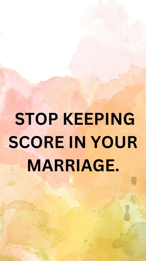 "Marriage isn't a competition—keeping score only hurts your relationship! 👫💔 In 2024, let's focus on love, teamwork, and mutual support. Discover why letting go of scorekeeping can lead to a happier, more fulfilling marriage. Click to find out how to build a partnership based on understanding and growth! 💖 #HealthyMarriage #NoScorekeeping #TeamworkInLove #MarriageGoals2024" Healthy Marriage, Marriage Tips, Teamwork, How To Build, Letting Go, How To Find Out, Let It Be