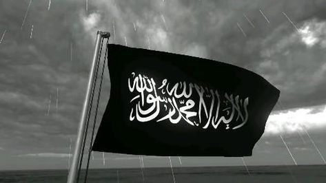 Rashidun Caliphate, Best Islamic Images, Animation Video, Black Flag, Islamic Images, 3d Animation, Flag, Writing, Quick Saves