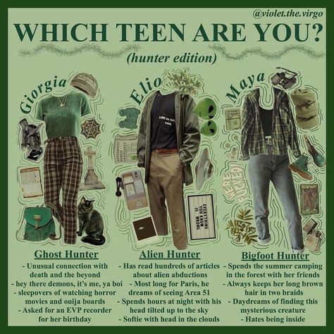 forest green hunters teens clothes fall summer nostalgia nostalgic Cryptidcore Outfit Summer, Forest Green Clothes Aesthetic, Cryptid Hunter Aesthetic Outfit, Cryptid Clothes, Cryptid Outfit, Ghost Hunter Outfit, Cryptid Summer, Nostalgic Clothes, Forest Green Fashion