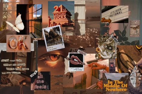 Chromebook Google Wallpaper, Aesthetic Chromebook Wallpapers Collage, Chromebook Wallpaper Aesthetic Collage, Brown Collage Aesthetic Wallpaper Laptop, Aesthetic Brown Wallpaper For Laptop, Aesthetic Chromebook Wallpaper, Macbook Makeover, Aesthetic Chromebook Wallpapers, Aesthetic Collage Wallpaper Laptop