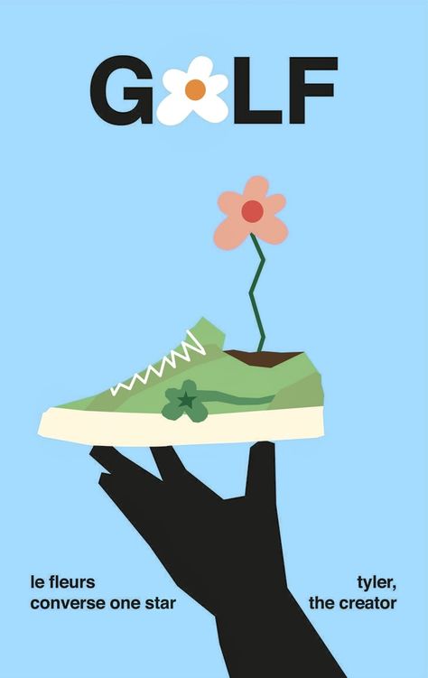 Tyler The Creator Converse, Tyler The Creator Wallpaper, Shoe Poster, Flower Art Print, Shirt Design Inspiration, Jojo Anime, Funny Phone Wallpaper, Dog Poster, Flower Prints Art