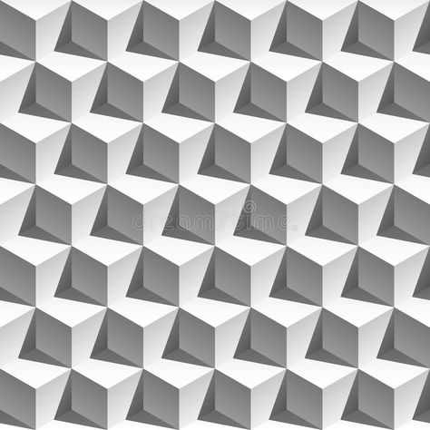 Photo about 3D effect white cubes with shadows modern pattern. Vector. Illustration of graphic, style, shadows - 66388436 3d Cube Pattern, Optical Illusion Quilts, Pipe Shelving, Cube Pattern, Geometric Pattern Art, Geometric Design Art, Optical Illusions Art, Geometry Pattern, Abstract Geometric Art