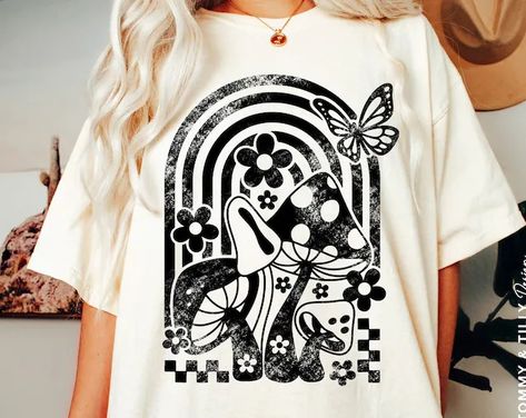 TommyandTillyDesign - Etsy Canada Mushroom Vibes, Mushrooms Design, Kindness Svg, Self Love Svg, Boho Svg, Tshirt Svg, T Shirt Svg, Inspirational Svg, Mushroom Design