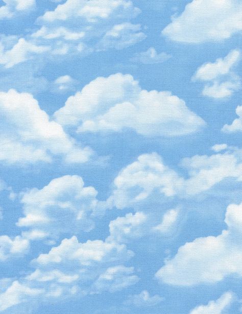 Sky Quilt, Cloud Fabric, Floating In Space, Blue Sky Clouds, Landscape Quilt, Landscape Fabric, Blue Clouds, Coordinating Fabrics, Star Sky