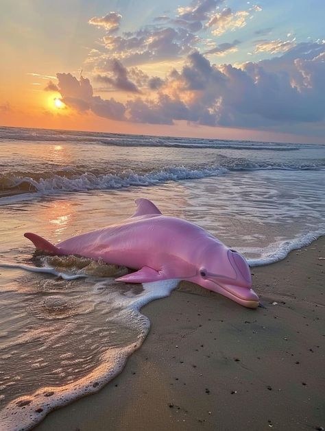 Beautiful Ocean Pictures, Pink Dolphin, Cute Animals Puppies, Beautiful Sea Creatures, Ocean Pictures, Pretty Animals, Cute Wild Animals, Beautiful Ocean, Marine Animals