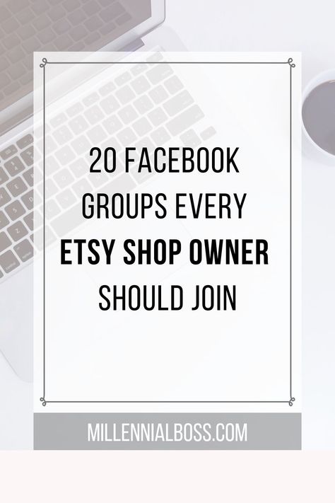 20 Etsy Seller Facebook Groups Every Etsy Shop Owner Should Join Business Taxes, Starting An Etsy Business, Etsy Tips, Etsy Marketing, Etsy Success, Etsy Seo, Candle Business, Create Digital Product, Web Traffic