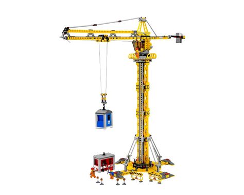 LEGO Set 7905-1 Building Crane - building instructions and parts inventory. Lego Crane Instructions, Japanese Lego Set, Lego Railgun, Lego Skyscraper Moc, City Super, Lego 10698, Crawler Crane, Building Instructions, Lego Parts