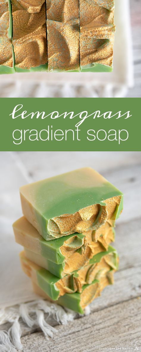 Lemongrass Melt And Pour Soap Recipe, Melt And Pour Soap Ideas Design, Making Bar Soap, Lemongrass Soap, Soap Inspiration, Bars Of Soap, Soap Design, Soap Display, Cold Process Soap Recipes