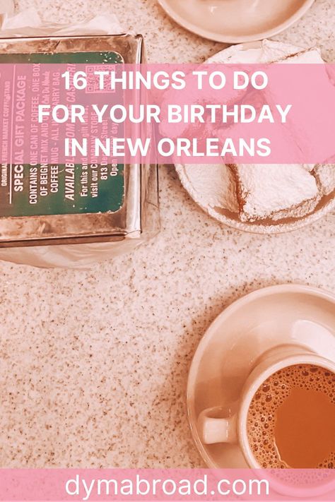 There are many amazing things to do for your birthday in New Orleans. I'm sure you'll love the birthday ideas in New Orleans! New Orleans 50th Birthday, 21st Birthday New Orleans, 30th Birthday New Orleans, Birthday In New Orleans, New Orleans 30th Birthday, New Orleans 21st Birthday, New Orleans Birthday Trip, New Orleans Theme Party, New Orleans Birthday