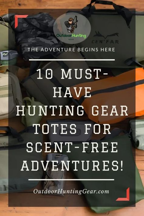 10 Best Hunting Gear Totes for Easy Storage & Scent Control - Outdoor Hunting Gear Hunting Clothes Storage, Clothes Storage Solutions, Diy Hunting, Hunting Fashion, Hunting Essentials, Camo Gear, Hunting Clothing, Hunting Diy, Deer Hunting Gear