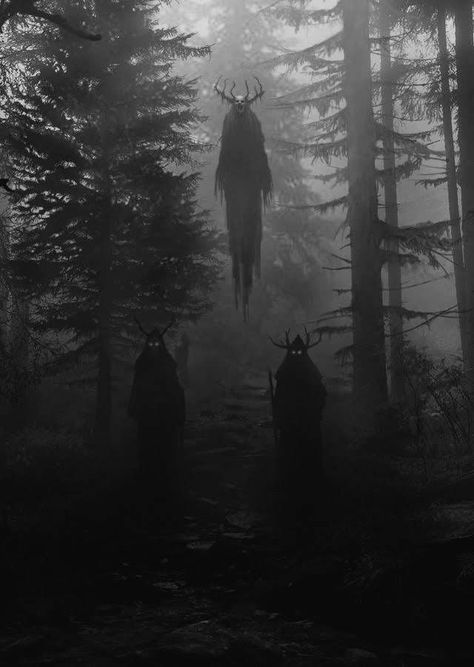 The Wendigo, Imagenes Dark, Arte Occulta, Fotografi Urban, Dark Creatures, Dark Witch, Creepy Pictures, 다크 판타지, Gothic Aesthetic