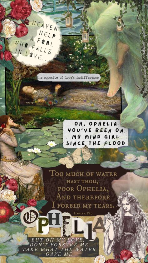 Ophelia Lumineers, Ophelia Shakespeare, Ophelia Aesthetic, Ophelia Hamlet, Quotes Shakespeare, Natural Wood Table, The Lumineers, Shakespeare Quotes, I Love Books