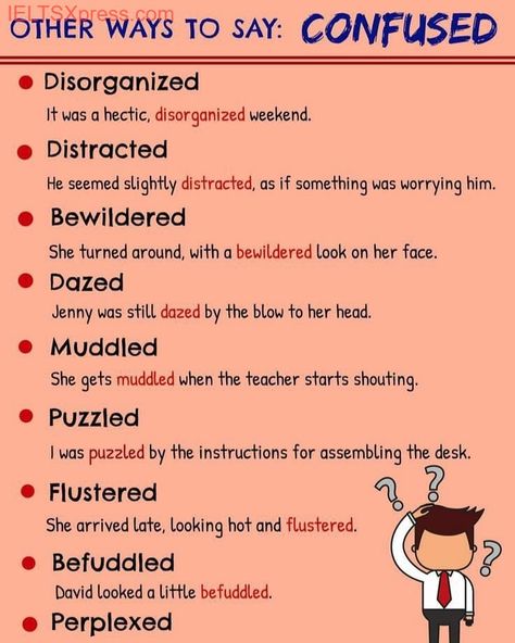 Synonyms for Confused by ieltsxpress
.
.
.
#ielts  #ieltslistening  #ieltstest  #ieltsxpress #ieltswords #ieltsvocab #ieltsvocabulary #ieltsusa #ieltscanada Confused Synonym, Synonyms For Confused, Active Verbs, Asl Sign Language Words, Writing Expressions, English Notes, Writing Plot, Writing Prompts For Writers, Creative Writing Tips