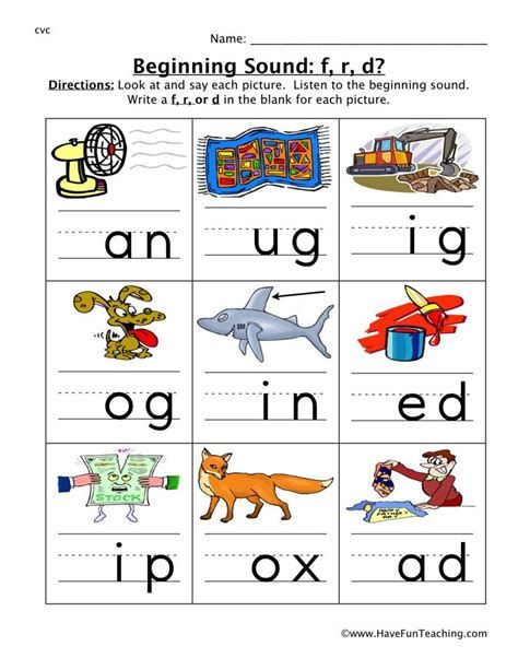 Spanish Beginning Sounds Practice Pages | Beginning Sounds Cvc Worksheets Free, Initial Sounds Worksheets, Middle Sounds Worksheet, Cvc Worksheets Kindergarten, Writing Cvc Words, Learn Alphabet, Cvc Worksheets, Cvc Words Worksheets, Beginning Sounds Worksheets