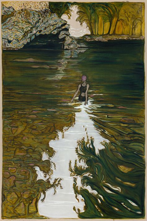 Thunderstruck (Billy Childish (British, b. 1959), cave, 2019. Oil...) Stuckism, Billy Childish, Street Gallery, New York Art, Artist Gallery, Wall Gallery, Art Architecture, British Artist, Front Room