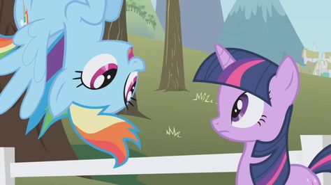 (My Little Pony: Friendship is Magic Season 1, Episode #3: The Ticket Master) Rainbow Dash And Twilight Sparkle Matching, My Little Pony Friendship Is Magic, Twilight X Rainbow Dash, Rainbow Dash X Twilight Sparkle, Twilight And Rainbow Dash, Rainbow Dash And Twilight Sparkle, Rainbow Dash And Twilight, Mlp Screenshots, Mlp Aesthetic