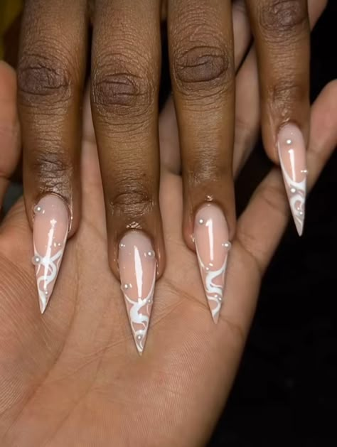 Birthday Nails Stiletto Short, Nude Stiletto Nail Designs, Old Hollywood Nails, Nude Stiletto Nails, Long Stiletto Nails Designs Unique, Short Stiletto Nails Designs, Stiletto Nails Designs Unique, Bling Stiletto Nails, Neutral Nail Art Designs