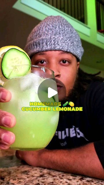 Brandon Horton on Instagram: "I can't believe how Good and refreshing this Homemade Cucumber Lemonade was 🤗 Recipe ⬇️  Ingredients: 1 medium Cucumber  1 cup lemon juice (6-7 lemons) 3 cups cold water Agave to taste   #explorepage✨#homemadelemonade #cucumberlemonade #refreshing #plantbasedbrandon #lemonade #freshlysqueezed #voiceover #instagood #easyrecipes #healthiswealth" Smoothie Supplements, Cucumber Lemonade, Cucumber Drink, Cucumber Lemon Water, Green Juice Smoothie, Healthy Juicer Recipes, Cucumber Water, Cucumber Juice, Drink Recipes Nonalcoholic