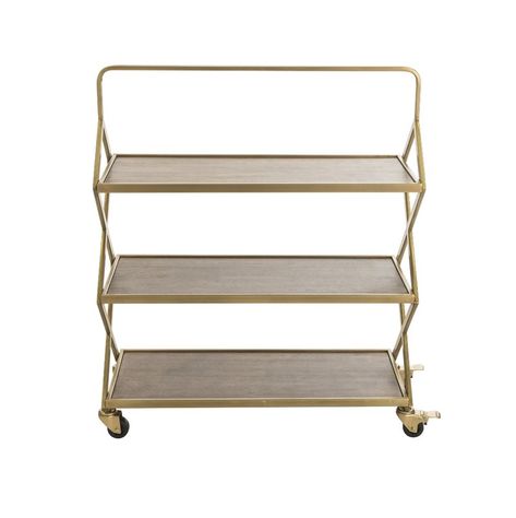 Wooden Kitchen Bar, Bar Cart Gold, Shelf Trim, Kitchen Bar Cart, Bar Serving Cart, Modern Bar Cart, Rolling Bar Cart, Rolling Kitchen Cart, Gold Bar Cart