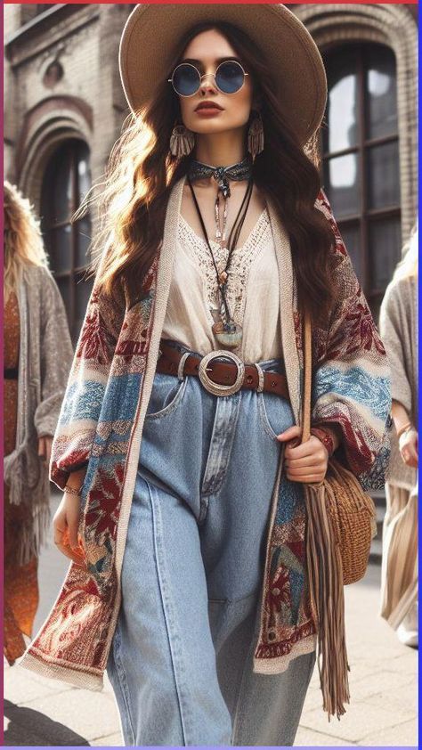 Bohemian Summer Outfits, Boho Swag, Bohemian Outfits Summer, Boho Formal, Bohemian Wardrobe, Street Style Clothing, Boho Fashion Winter, Motorcycle Fashion, Elegant Fashion Outfits