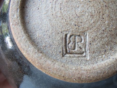 Robert Blatherwick - BR mark LBR mark Studio Pottery Marks, Ceramic Logo, Pottery Makers, Pottery Marks, Pottery Studio, Studio Pottery, Logo Stamp, Sign Art, Makers Mark