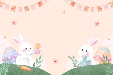 Watercolor easter background | Premium Vector #Freepik #vector #easter-sunday #easter-watercolor #easter #easter-background Easter Computer Wallpaper, Easter Wallpaper Aesthetic Laptop, Easter Laptop Wallpaper, Easter Wallpaper Laptop, Easter Desktop Wallpaper, Warm Pink Wallpaper, Aesthetic Easter Wallpaper, Pink Lockscreen Wallpaper, Summer Wallpaper Beach