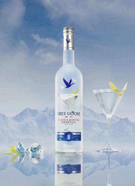 Grey Goose Martini | Intertype Studio Grey Goose Martini, Classic Martini, Grey Goose, Martini Cocktail, Martini, Packaging, Grey