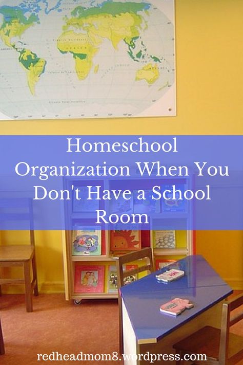 Don't have a school room for your homeschool? No problem. Here are five tips to bring some order back into your home. Organize Homeschool Supplies, Craft Cabinets, Organization For Small Spaces, Organized Homeschool, Homeschool Room Organization, Homeschool Room Design, Homeschool Materials, Homeschool Space, Homeschool Advice