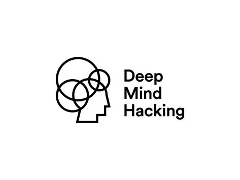 Deep Mind Hacking Logo Logo Therapy, Mind Hacking, Think Logo, Therapy Logo, Logo Education, Brewery Logo, Education Logo Design, Brain Logo, Online Logo Design