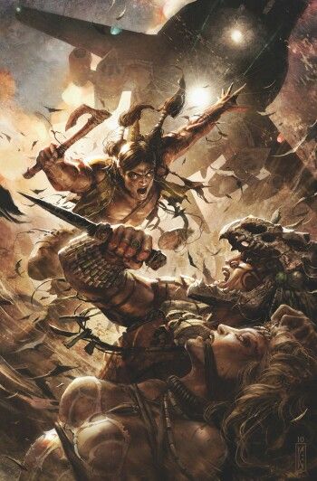 Turok Dinosaur Hunter, Conan The Barbarian Comic, Dinosaur Hunter, Fantasy Words, Valiant Comics, Conan The Barbarian, Gold Key, Dc Comics Artwork, My Library