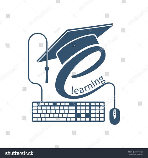 Ict Logo Design, Ict In Education Images, Technology And Livelihood Education Design, E Learning Design Ideas, Online Learning Logo, E-learning Logo, Online Education Logo, Ict Logo, Learning Logo Design