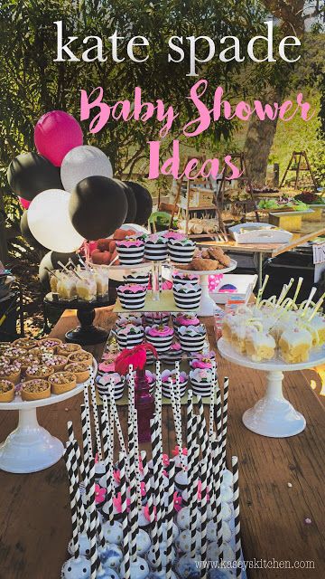 Kate Spade Baby Shower Ideas and Decorations Kate Spade Party Theme Table Settings, Kate Spade Nursery, Kate Spade Baby Shower Ideas, Kate Spade Decor Party, Pink Kate Spade Party Bag, Kate Spade Party Decorations, Kate Spade Quotes, Kate Spade Baby Shower, Kate Spade Party