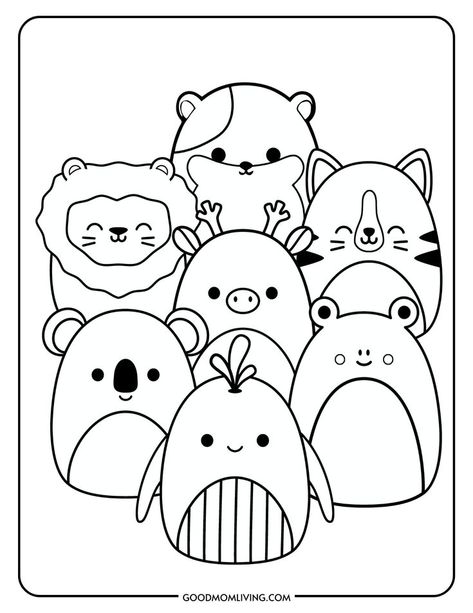 Squishmallow printable free Squishmallow Printable, Squishmallows Drawing, Aesthetic Squishmallows, Squishmallows Aesthetic, Squishmallows Coloring Pages, Coloring Pages Food, Squishmallow Coloring Pages, Axolotl Squishmallow, Squishmallow Party