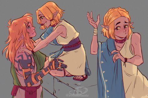 Botw Oc, Botw Zelda, Matching Clothing, Link Zelda, Zelda Art, Legend Of Zelda Breath, Zelda Breath, Twilight Princess, Breath Of The Wild