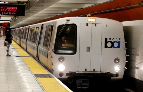 As BART makes strides in its power cable replacement project, trains will run until midnight on Sundays again starting Feb. 14. Bart Train, Bay Area Rapid Transit, Downtown San Francisco, Rapid Transit, Train Stations, Bike Lane, Corporate Identity Design, Walnut Creek, Bay City