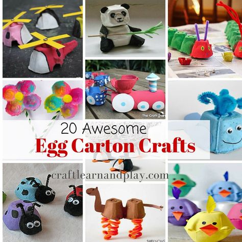 Simple ideas to transform you from busy mom to creative mom. With easy kids crafts and kids activities you can spend quality time with your kids, and with creative parenting tips you will get inspiration. Junk Modelling, Art Craft For Kids, Recycling For Kids, Easy Toddler Crafts, Recycled Crafts Kids, Book Drawing Ideas, Egg Carton Crafts, Scratch Book, Egg Cartons