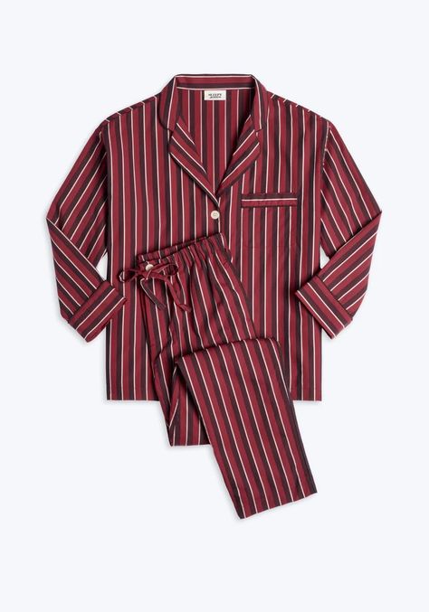 Marina Pajama Set in Bar Stripe – Sleepy Jones Sleepy Jones, Morgan Lane, Olivia Von Halle, Linen Pajamas, Satin Set, Cotton Nightgown, Women's Pajamas, Women's Sleepwear, Striped Pyjamas